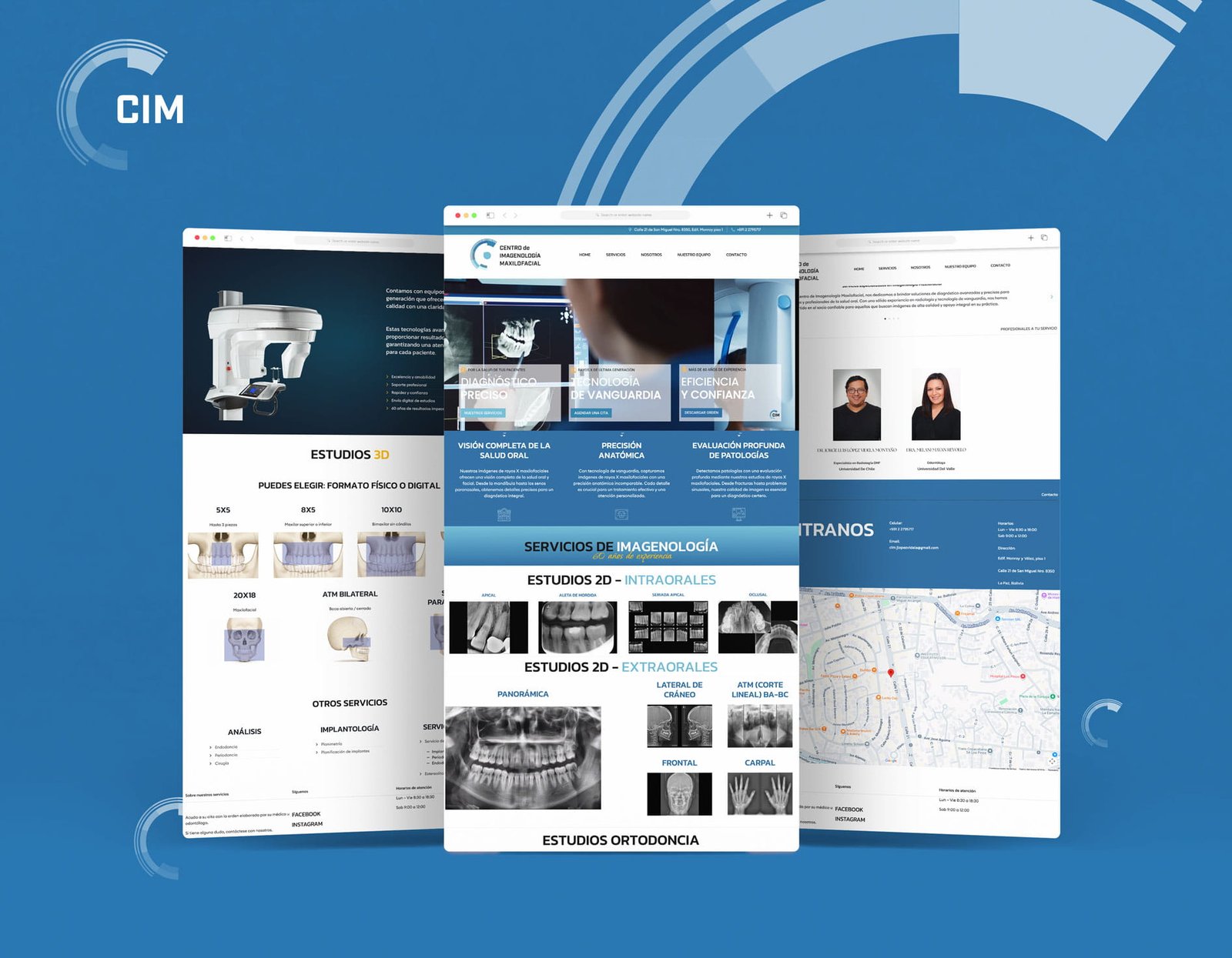 diseño web para laboratorio de imagenes