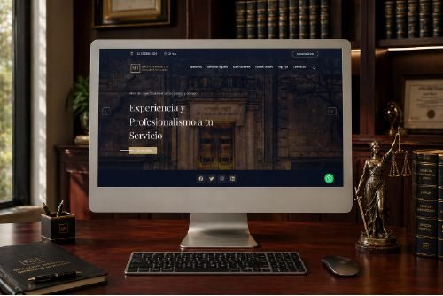 Pagina web para Abogado
